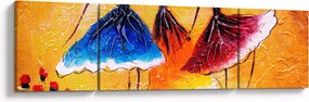Obraz - Obraz olejny, baletki (170x50 cm)
