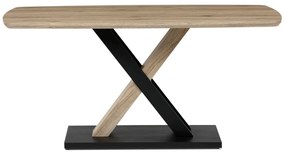 Stół do jadalni X 165 x 80 cm, dąb San Remo