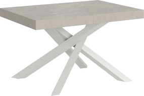 Stół rozkładany Volantis Cashmere 120/224x90 cm z białymi nogami