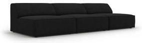 Czarna sofa 240 cm Jodie – Micadoni Home