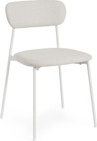Białe tapicerowane krzesło Inka – Yes Everyday
