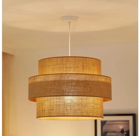 Brilagi - Lampa wisząca SPACE YUTE 1xE27/15W/230V pr. 50 cm beż/biały