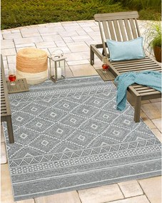 Dywan Zewnętrzny Wnętrze nowoczesny design - Szary - 80 x 150 cm - CALGARY