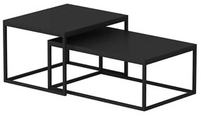 Stół składany Leka Black, 2 szt.