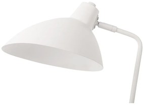 Biała lampa stołowa z metalowym kloszem (wysokość 49 cm) Casque – Leitmotiv