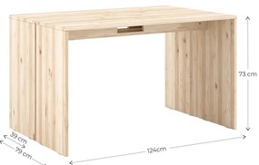 Stół z litego drewna sosnowego 79x124 cm Join-In – Karup Design