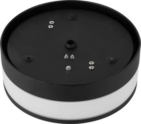 Nowoczesna lampa sufitowa zewnętrzna czarna 23 cm IP44 - Flavi