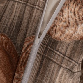 PrzytulneMieszkanie.pl PrzytulneMieszkanie.pl Pościel z mikrofibry SPRING BEAR brązowa Rozmiar pościeli: 70 x 80 cm | 140 x 200 cm