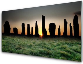 Panel Szklany Surowa Tekstura Skały