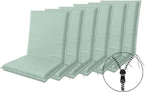 Doppler ART 4044 niski - set 6 szt. set 6 szt. poduszek na krzesło z niskim oparciem