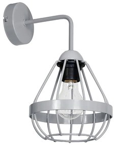 Kinkiet RING 1xE27/60W/230V szara