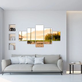 Obraz huśtawki w przyrodzie (125x70 cm)
