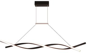 LAMPA SUFITOWA WISZĄCA LED LHJ020-CP CZARNA