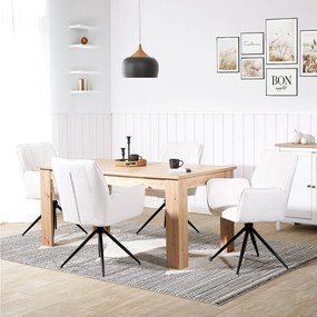 Zestaw krzeseł jadalnianych 61x92,5x57,5 cm biały Krzesła Eames