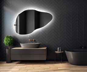 99x64 Lustro nieregularne podświetlane dekoracyjne LED P221
