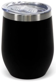 Czarny kubek podróżny 350 ml – Rex London