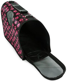 Torba transportowa dla psa/kota FURGO XL, czarno-różowa