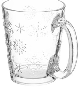 Altom Szklany kubek Snowflakes 300 ml