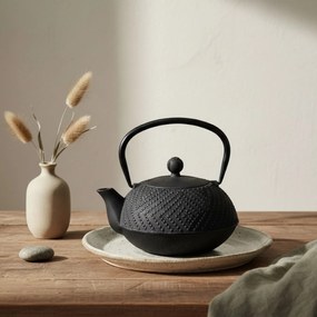 Czajnik żeliwny z zaparzaczem KAMIN, 900 ml