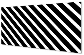 Panel Szklany Paski zebra