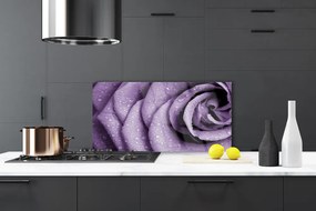 Panel Szklany Róża Kwiat Roślina