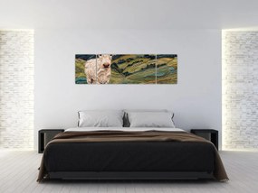 Obraz - Imitacja dzianego motywu (170x50 cm)