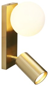 Nowoczesna lampa sufitowa mosiężna 2-punktowa regulowana - Lesly Nowoczesny Oswietlenie wewnetrzne