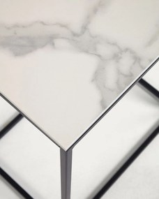 Stolik z ceramicznym blatem 30x45 cm Rewena – Kave Home