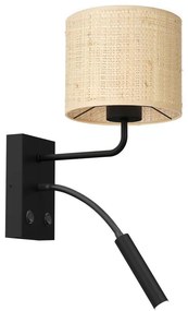 Lampa ścienna RATTAN 1xE27/60W + 1xG9/8W/230V rattan