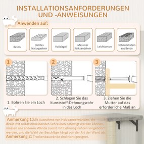 PawHut Ścianka Wspinaczkowa dla Kotów 7-częściowy Zestaw z Domkiem, Platformy, Szara