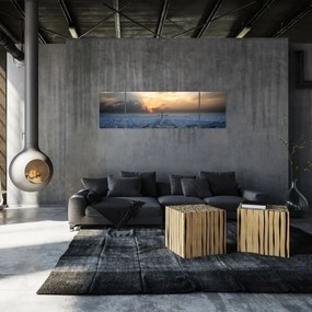 Obraz - Paryż z góry (170x50 cm)