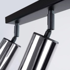 Listwa oświetleniowa WINX 4L czarna/chrom SOLLUX  LIGHTING