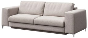 Jasnoszara rozkładana sofa z materiału bouclé 256 cm Rene – Rodier