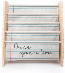 Beżowy materiałowy regał dziecięcy 60x70 cm Once Upon a Time – Folkifreckles