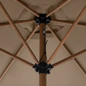 LIFE 305 cm - parasol uchylny z rączką : Substancja Desen - 846