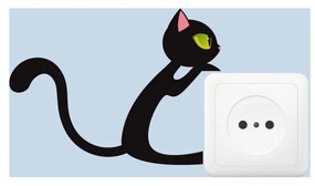 Naklejka Fanastick Black Cat