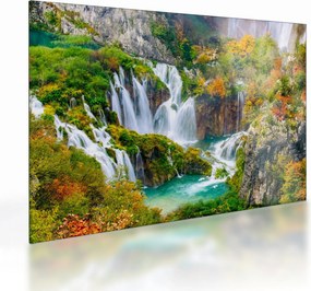 Obraz na szkle - Park Narodowy Jezior Plitwickich (70x50 cm)
