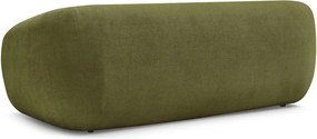 Zielona rozkładana sofa z tkaniny szenilowej 228 cm Neyo – Bobochic Paris