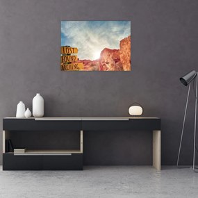 Obraz wskaźnika z napisem (70x50 cm)