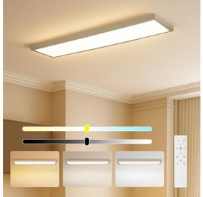 Brilagi-LED ściemnialna oprawa łazienkowa FRAME SMART LED/50W/230V 120x30 IP44 + pilot