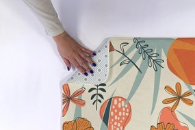 Dywanik łazienkowy antypoślizgowy Dywanik łazienkowy antypoślizgowy Kwiaty Floral