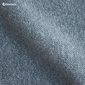 Niebieskie tapicerowane łóżko dwuosobowe ze stelażem 160x200 cm Noira Slim – Bonami Selection