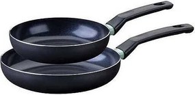 Zestaw 2 patelni indukcyjnych Fackelmann Brandao z recyklingowanego aluminium, powłoka ceramiczna nieprzywierająca Ø20 i 24 cm bez PFAS