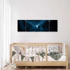 Obraz lecącej sowy (170x50 cm)
