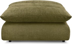 Zielony podnóżek z tkaniny szenilowej Neil – Bobochic Paris