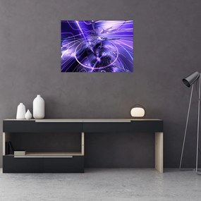 Obraz abstrakcji technicznej (70x50 cm)