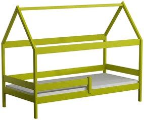 Zielone łóżko dziecięce typu domek - Cubis 3X 180x80 cm