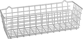 Kosz wielofunkcyjny KOALA Metaltex Srebrny 33x12x9 cm