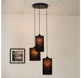 Brilagi - Lampa sufitowa TUBES 3xE27/15W/230V czarna