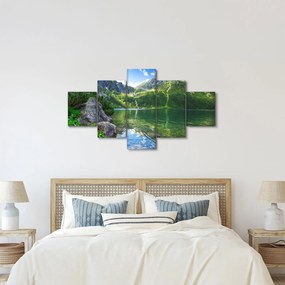 Obraz jeziora w Tatrach (125x70 cm)